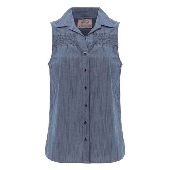 Women's Old Ranch Rae Tank Top Sleeveless Button Up Shirt Blouse 2-Pack Size S - Picture 8 of 16